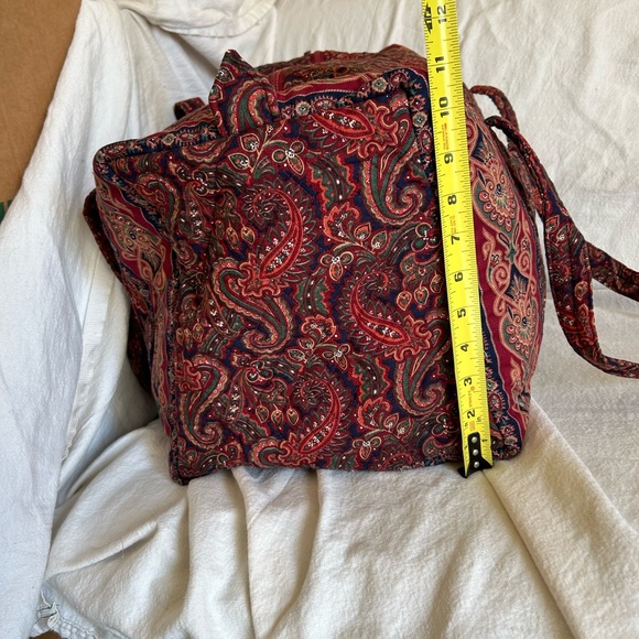 Paisley duffel bag- Vera Bradley 1987 Paisley - Picture 5 of 8